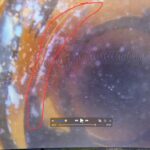 Cracked PVC pipe discovered during pool leak detection in Mesa Arizona