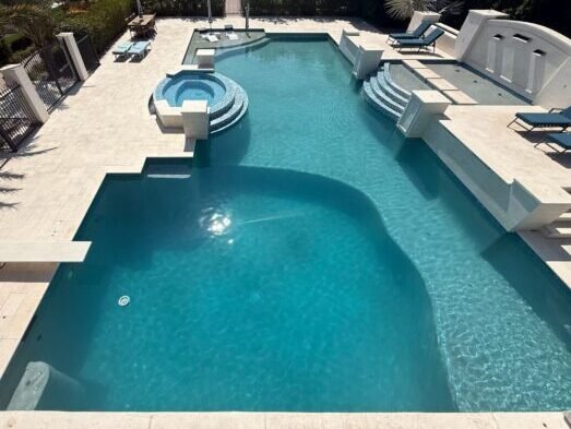 Residential swimming pool experiencing water loss in Mesa Arizona